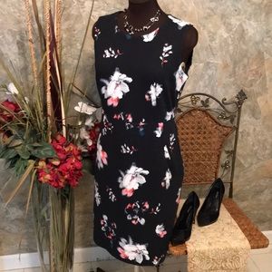 Land’s end. Dress teal white pink red gray black